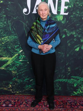 Dr. Jane Goodall 14 Nisan 2023 'te Los Angeles' taki Kaliforniya Bilim Merkezi 'nde gerçekleştirilen Apple TV + Original Series' Jane 'sezon 1' e geldi.