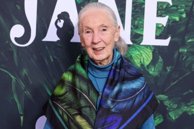 Dr. Jane Goodall 14 Nisan 2023 'te Los Angeles' taki Kaliforniya Bilim Merkezi 'nde gerçekleştirilen Apple TV + Original Series' Jane 'sezon 1' e geldi.