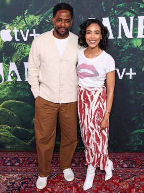 Dule Hill ve Jazmyn Simon 14 Nisan 2023 'te Los Angeles, Kaliforniya, ABD' de bulunan Kaliforniya Bilim Merkezi 'nde düzenlenen Los Angeles' taki Apple TV + Original Series 'Jane' sezon 1 'e geldiler.. 