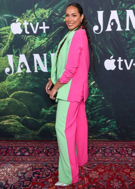 İngiliz şarkıcı, söz yazarı, aktris ve aktivist Leona Lewis, 14 Nisan 2023 'te Los Angeles, Kaliforniya' daki Kaliforniya Bilim Merkezi 'nde gerçekleştirilen Apple TV + Original Series' Jane 'Sezon 1' e geldi.