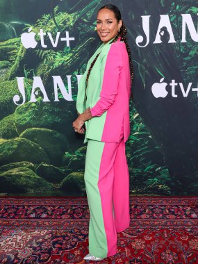 İngiliz şarkıcı, söz yazarı, aktris ve aktivist Leona Lewis, 14 Nisan 2023 'te Los Angeles, Kaliforniya' daki Kaliforniya Bilim Merkezi 'nde gerçekleştirilen Apple TV + Original Series' Jane 'Sezon 1' e geldi.