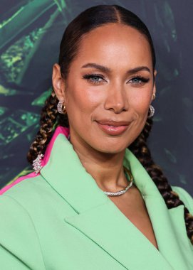 İngiliz şarkıcı, söz yazarı, aktris ve aktivist Leona Lewis, 14 Nisan 2023 'te Los Angeles, Kaliforniya' daki Kaliforniya Bilim Merkezi 'nde gerçekleştirilen Apple TV + Original Series' Jane 'Sezon 1' e geldi.