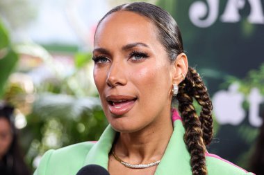İngiliz şarkıcı, söz yazarı, aktris ve aktivist Leona Lewis, 14 Nisan 2023 'te Los Angeles, Kaliforniya' daki Kaliforniya Bilim Merkezi 'nde gerçekleştirilen Apple TV + Original Series' Jane 'Sezon 1' e geldi.