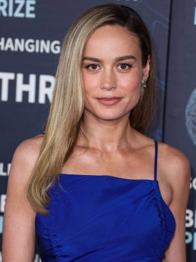 Amerikalı aktris Brie Larson, 15 Nisan 2023 'te ABD' nin Kaliforniya eyaletinin Los Angeles kentinde düzenlenen Akademi Sinema Müzesi 'nde düzenlenen 9.. 