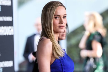 Amerikalı aktris Brie Larson, 15 Nisan 2023 'te ABD' nin Kaliforniya eyaletinin Los Angeles kentinde düzenlenen Akademi Sinema Müzesi 'nde düzenlenen 9.. 