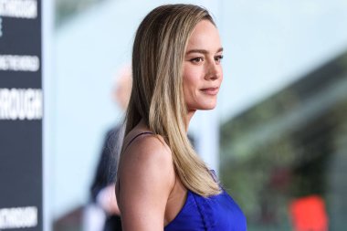 Amerikalı aktris Brie Larson, 15 Nisan 2023 'te ABD' nin Kaliforniya eyaletinin Los Angeles kentinde düzenlenen Akademi Sinema Müzesi 'nde düzenlenen 9.. 