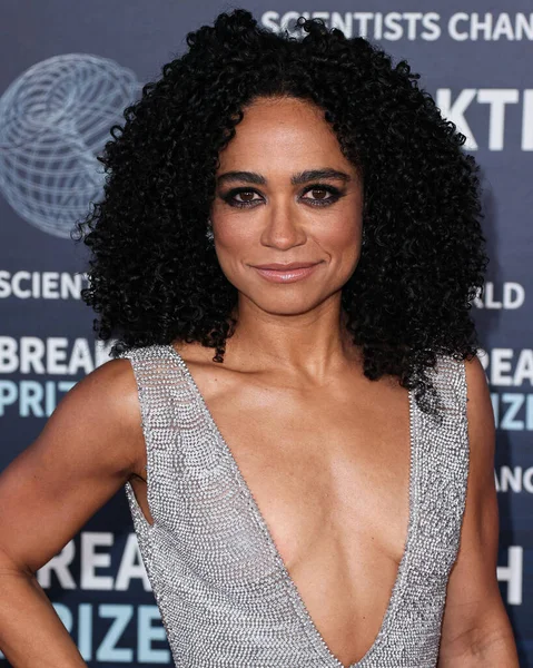 Amerikalı aktris Lauren Ridloff, 15 Nisan 2023 'te Los Angeles, Kaliforniya, ABD' deki Akademi Sinema Müzesi 'nde düzenlenen 9..