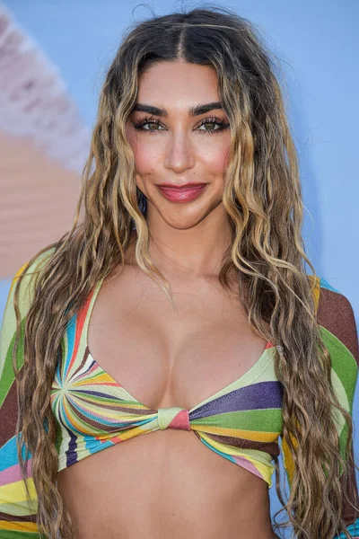 stock image Chantel Jeffries arrives at the REVOLVE Festival 2023 celebrating the 20th Anniversary of REVOLVE in partnership with The h.wood Group on April 15, 2023 in Thermal, Coachella Valley, Riverside County, California, United States.