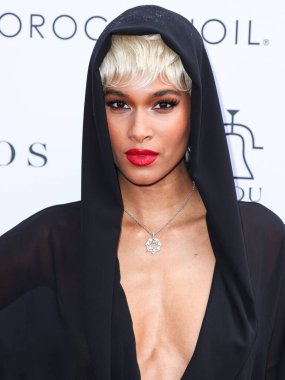 Cindy Bruna, The Daily Front Row 'un 7. Geleneksel Moda Los Angeles Ödülleri' ne 23 Nisan 2023 'te Beverly Hills Oteli' nde düzenlenen Crystal Garden 'da ulaştı..