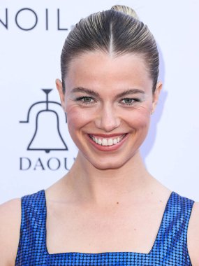 Hailey Clauson, The Daily Front Row 'un 7. Geleneksel Moda Los Angeles Ödülleri' ne 23 Nisan 2023 'te Beverly Hills Oteli' nde düzenlenen Crystal Garden 'da ulaştı.. 