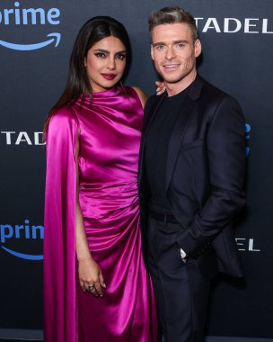 Priyanka Chopra Jonas ve Richard Madden, 25 Nisan 2023 'te Culver City, Los Angeles, Kaliforniya, ABD' de gerçekleştirilen Amazon Prime Video 'nun' Kale 'birinci sezonunda Los Angeles Kırmızı Halı ve Hayran Gösterimi' ne geldiler..