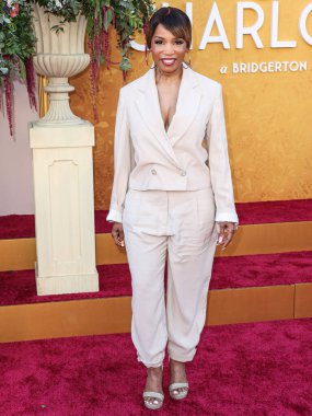 Amerikalı aktris Elise Neal, Netflix 'in Queen Charlotte: A Bridgerton Story Sezon 1, 26 Nisan 2023' te Westwood, Los Angeles, Kaliforniya, ABD 'deki Regency Village Tiyatrosu' na geldi.. 