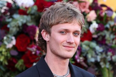 Freddie Dennis, Netflix 'in Queen Charlotte: A Bridgerton Story' nin dünya prömiyer etkinliğine 26 Nisan 2023 'te Westwood, Los Angeles, Kaliforniya, ABD' deki Regency Village Theatre 'da düzenlenen 1..