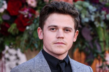 İngiliz aktör Sam Clemmett, Netflix 'in Queen Charlotte: A Bridgerton Story' nin dünya prömiyer gösterimine 26 Nisan 2023 'te Westwood, Los Angeles, Kaliforniya, ABD' deki Regency Village Theatre 'da gerçekleştirildi.. 