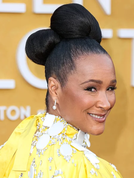 stock image Guyanese-British actress and singer Golda Rosheuvel arrives at the World Premiere Screening Event Of Netflix's 'Queen Charlotte: A Bridgerton Story' Season 1 held at the Regency Village Theatre on April 26, 2023 in Westwood, Los Angeles, California