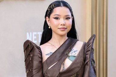 Filipin asıllı Amerikalı medya mensubu Bella Poarch, 6 Mayıs 2023 'te Los Angeles, Kaliforniya, ABD' deki The Music Center 'da düzenlenen Gold House' un 2..