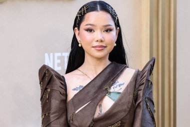 Filipin asıllı Amerikalı medya mensubu Bella Poarch, 6 Mayıs 2023 'te Los Angeles, Kaliforniya, ABD' deki The Music Center 'da düzenlenen Gold House' un 2..