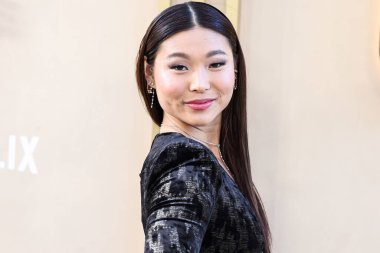 Amerikalı snowboardcu ve iki kez Olimpiyat altın madalyası kazanan Chloe Kim, 6 Mayıs 2023 'te Los Angeles, Kaliforniya, ABD' deki The Music Center 'da düzenlenen Gold House' un 2..