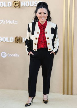 Amerikalı komedyen ve aktris Sherry Cola, 6 Mayıs 2023 'te Los Angeles, Kaliforniya' daki The Music Center 'da düzenlenen Gold House' un 2..