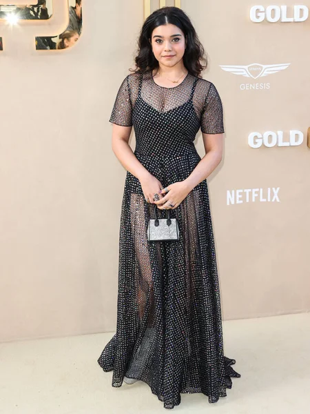 stock image Pakistani-Canadian actress Iman Vellani arrives at Gold House's 2nd Annual Gold Gala 2023 held at The Music Center on May 6, 2023 in Los Angeles, California, United States.