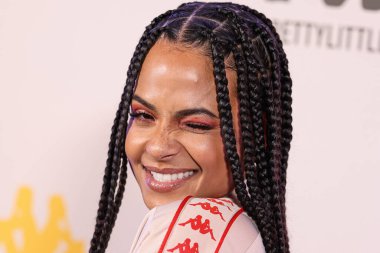 Amerikalı aktris, şarkıcı, söz yazarı ve restoran sahibi Christina Milian, 9 Mayıs 2023 'te Hollywood Sunset Room Hollywood' da düzenlenen PrettyLittleThing X Kappa Fırlatma Partisi 'ne geldi.. 