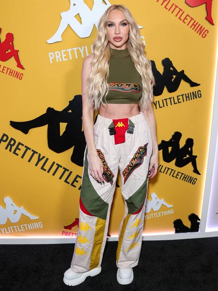 Amerikalı emlak komisyoncusu Christine Quinn, 9 Mayıs 2023 'te Hollywood Sunset Room Hollywood' da düzenlenen PrettyLittleThing X Kappa Fırlatma Partisi 'ne geldi.. 