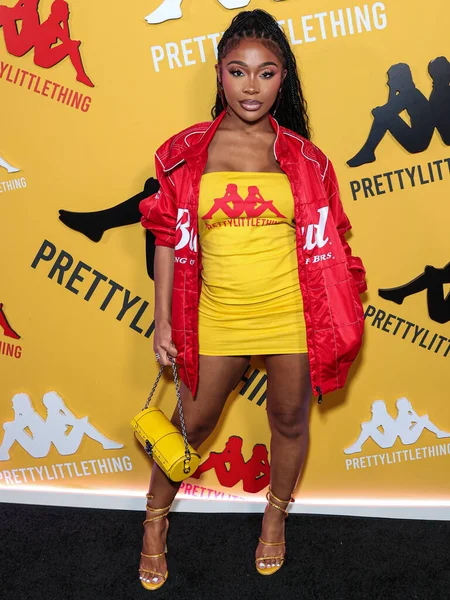 Jayda Cheaves Arrives Prettylittlething Kappa Launch Party Held Sunset Room — Stock Photo, Image