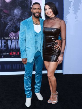 Omari Hardwick ve Jennifer Pfautch, Netflix 'in 10 Mayıs 2023' te Westwood, Los Angeles, Kaliforniya, ABD 'deki Regency Village Theater' daki 