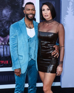Omari Hardwick ve Jennifer Pfautch, Netflix 'in 10 Mayıs 2023' te Westwood, Los Angeles, Kaliforniya, ABD 'deki Regency Village Theater' daki 