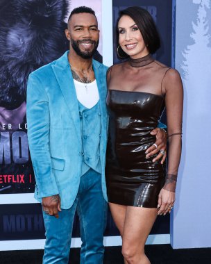 Omari Hardwick ve Jennifer Pfautch, Netflix 'in 10 Mayıs 2023' te Westwood, Los Angeles, Kaliforniya, ABD 'deki Regency Village Theater' daki 