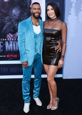 Omari Hardwick ve Jennifer Pfautch, Netflix 'in 10 Mayıs 2023' te Westwood, Los Angeles, Kaliforniya, ABD 'deki Regency Village Theater' daki 