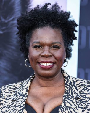 Amerikalı stand-up komedyeni, aktris ve yazar Leslie Jones, 10 Mayıs 2023 'te Westwood, Los Angeles, Kaliforniya, ABD' deki Regency Village Theater 'da düzenlenen Netflix' in 