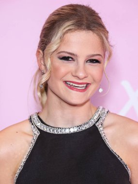 American ventriloquist, singer and comedian Darci Lynne Farmer arrives at the Los Angeles Premiere Event Of Netflix's 'XO, Kitty' Season 1 held at the Netflix Tudum Theater on May 11, 2023 in Hollywood, Los Angeles, California, United States.  clipart