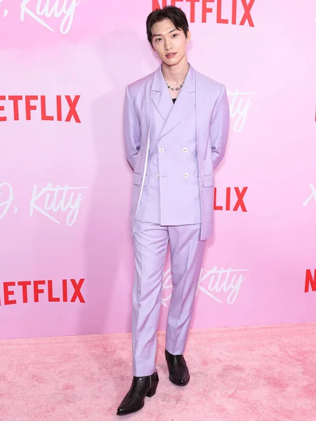 Sang Heon Lee Arriva Los Angeles Premiere Event Netflix Kitty — Foto Stock