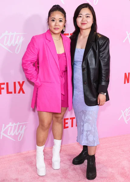 宋和吉娜 安出席了2023年5月11日在美国加利福尼亚州洛杉矶好莱坞举行的Netflix Tudum剧场第一季 Kitty 首映活动 — 图库照片
