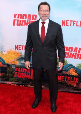 Avusturyalı ve Amerikalı aktör, iş adamı, film yapımcısı, emekli profesyonel vücut geliştirici ve politikacı Arnold Schwarzenegger, Netflix 'in' FUBAR '1. sezonunun Los Angeles galasına 22 Mayıs 2023' te ABD 'nin Los Angeles kentinde düzenlenen The Grove 14..