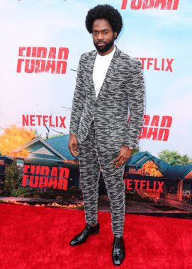 Milan Carter, Netflix 'in' FUBAR '1. sezonunun Los Angeles prömiyerine 22 Mayıs 2023' te Los Angeles, Kaliforniya, ABD 'de bulunan The Grove 14' te ulaştı..