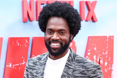 Milan Carter, Netflix 'in' FUBAR '1. sezonunun Los Angeles prömiyerine 22 Mayıs 2023' te Los Angeles, Kaliforniya, ABD 'de bulunan The Grove 14' te ulaştı..