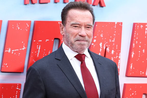 Austriacki Amerykański Aktor Biznesmen Filmowiec Emerytowany Kulturysta Polityk Arnold Schwarzenegger — Zdjęcie stockowe