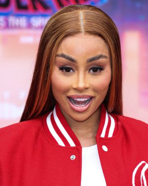 Amerikan model, aktris ve sosyetik Blac Chyna, 30 Mayıs 2023 'te Westwood, Los Angeles, Kaliforniya, ABD' deki Regency Village Theater 'da düzenlenen Sony Pictures Animasyon' un Örümcek Adam: Across the Spider Verse 'sinin dünya prömiyerine geldi..
