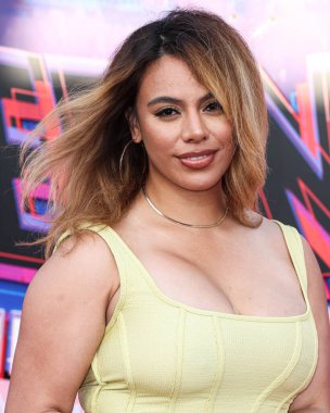 Amerikalı şarkıcı Dinah Jane, 30 Mayıs 2023 'te Westwood, Los Angeles, Kaliforniya, ABD' deki Regency Village Theater 'da düzenlenen Sony Pictures Animasyon' un 