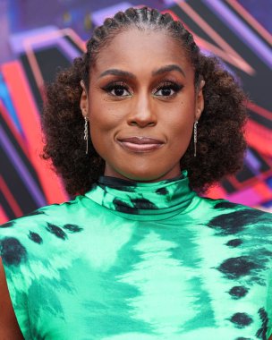 Amerikalı aktris Issa Rae, 30 Mayıs 2023 'te Westwood, Los Angeles, Kaliforniya, ABD' deki Regency Village Theater 'da düzenlenen' Örümcek Adam: Across the Spider Verse 'filminin dünya prömiyerine geldi..