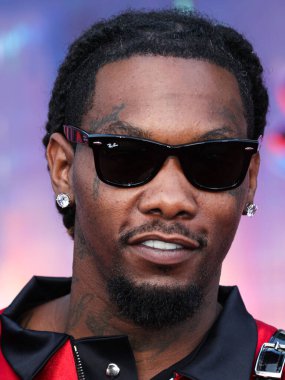 Amerikalı rapçi Offset, 30 Mayıs 2023 'te Westwood, Los Angeles, Kaliforniya, ABD' deki Regency Village Theater 'da düzenlenen' Örümcek Adam: Across the Spider Verse 'filminin dünya prömiyerine geldi..