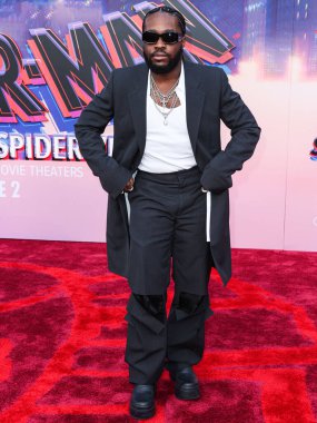 Amerikalı aktör, şarkıcı ve rapçi Shameik Moore, 30 Mayıs 2023 'te Westwood, Los Angeles, Kaliforniya, ABD' deki Regency Village Theater 'da düzenlenen Sony Pictures Animation' ın 'Örümcek Adam: Across the Spider Verse' adlı filminin dünya prömiyerine geldi..