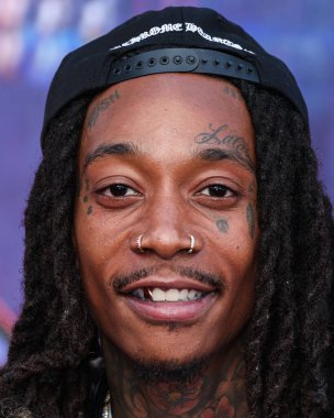 Wiz Khalifa arrives at the World Premiere Of Sony Pictures Animation's 'Spider-Man: Across The Spider Verse' held at the Regency Village Theater on May 30, 2023 in Westwood, Los Angeles, California, United States.