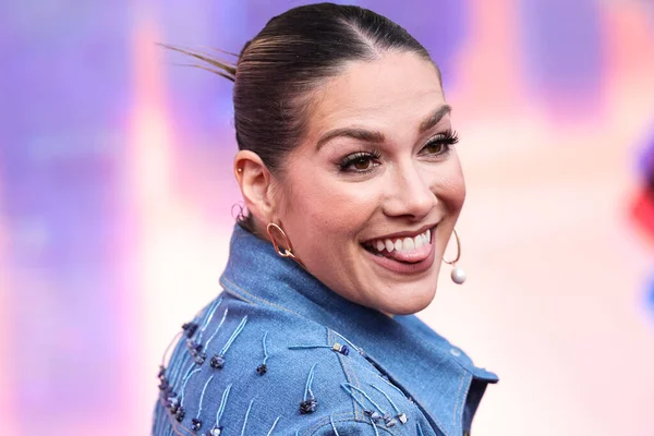 stock image American dancer, choreographer and actress Allison Holker arrives at the World Premiere Of Sony Pictures Animation's 'Spider-Man: Across The Spider Verse' held at the Regency Village Theater on May 30, 2023 in Westwood, Los Angeles, California