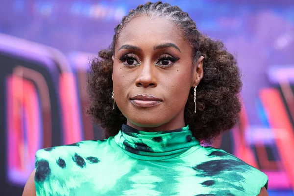 American Actress Issa Rae Arrives World Premiere Sony Pictures Animation — Stock Photo, Image