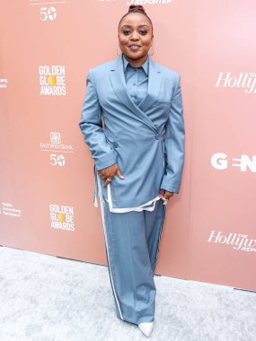 Amerikalı yazar, aktris ve komedyen Quinta Brunson, 31 Mayıs 2023 'te Los Angeles, Kaliforniya, ABD' de bulunan Audrey Irmas Pavyonu 'nda düzenlenen 2..