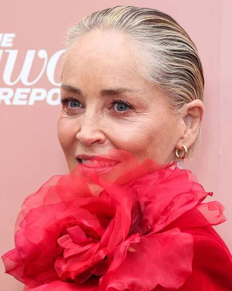 American Actress Sharon Stone Arrives Hollywood Reporter 2Nd Annual Raising — Stock Photo, Image