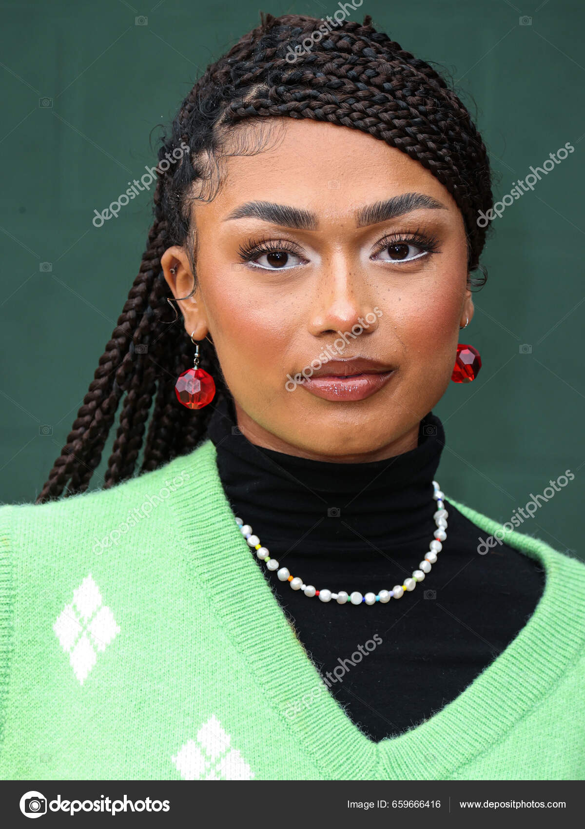 Jazlyn Martin Arrives Los Angeles Premiere Peacock’s ‘Shooting Stars